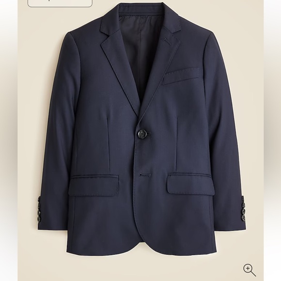 Boys' Ludlow suit jacket in Italian wool
